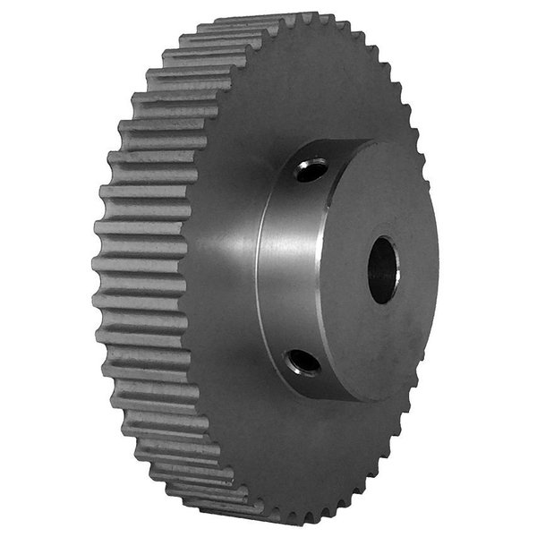 B B Manufacturing 48-5P09-6A5, Timing Pulley, Aluminum, Clear Anodized,  48-5P09-6A5